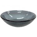 Eden Bath Eden Bath EB-GS43 14 in. Charcoal Freeform Hoops Glass Vessel Sink EB_GS43